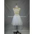 Shinning Beading Two Pieces Short Tulle Prom Party Dress with Open Back